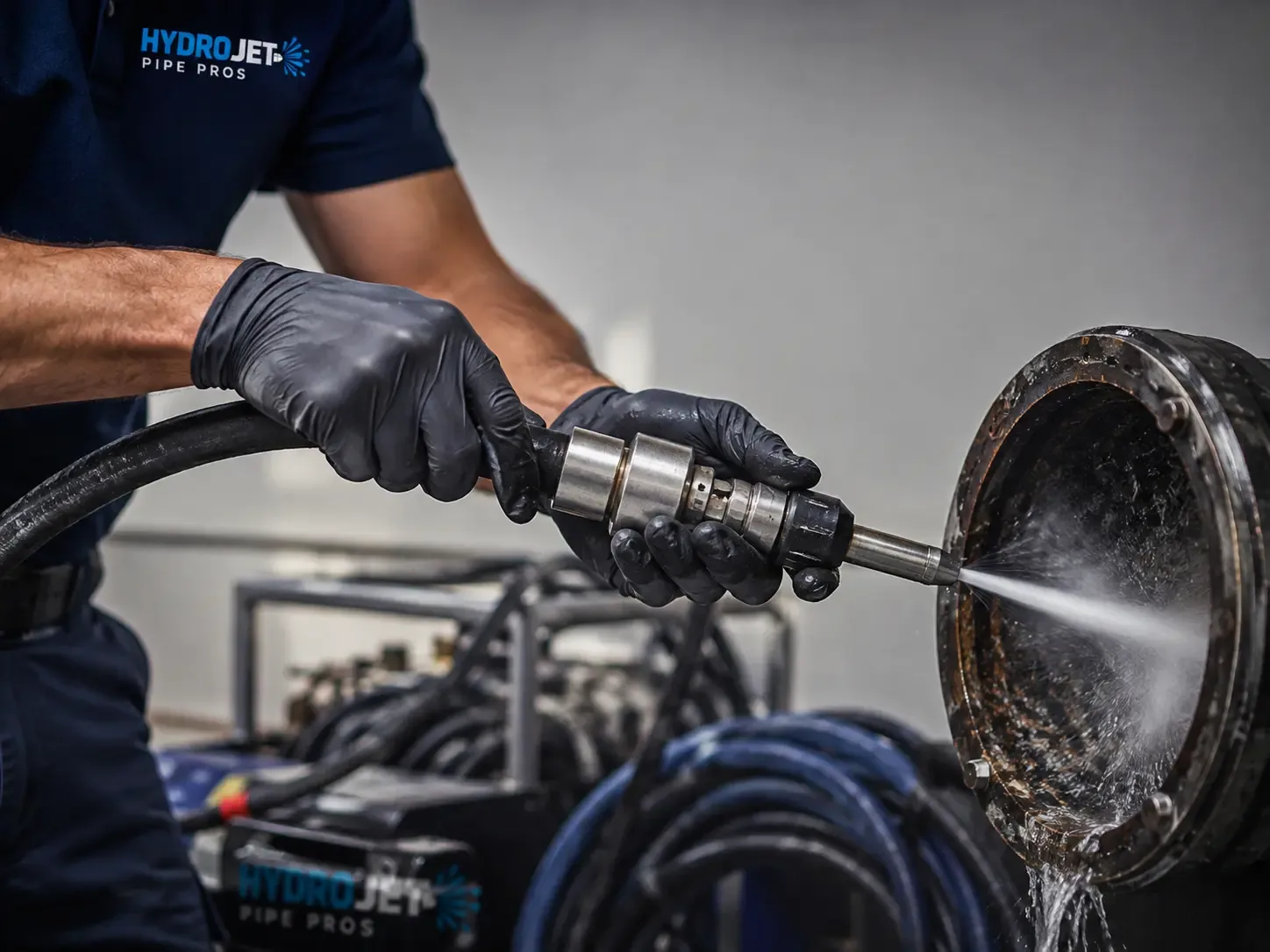 Hydro Jet Pipe Descaling in Columbus, TX